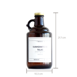 Garrafa de Vidrio Ámbar 1000ml (1 litro)